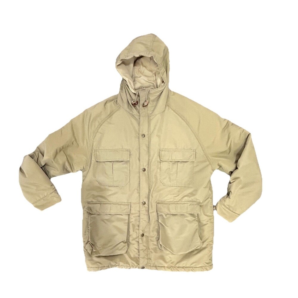 Vintage LL Bean Parka Jacket Coat Outdoor Utility Anorak Jacket Men’s Sz L